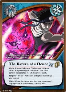 The Return of a Demon card artwork