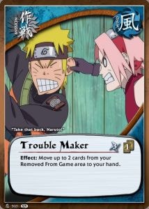 Trouble Maker card artwork