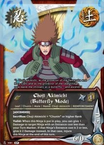 Choji Akimichi (Butterfly Mode) card artwork