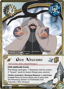 Gen Aburame card artwork