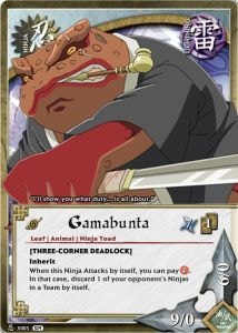 Gamabunta card artwork
