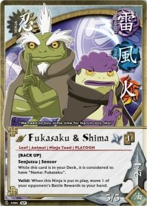 Fukasaku & Shima card artwork