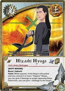 Hizashi Hyuga card artwork
