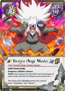 Jiraiya (Sage Mode) card artwork