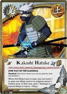 Kakashi Hatake card artwork