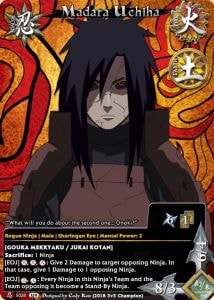 Madara Uchiha card artwork