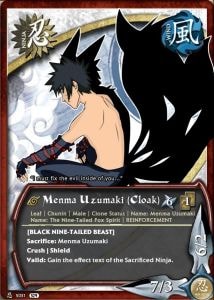 Menma Uzumaki (cloak) card artwork