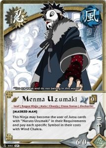 Menma Uzumaki card artwork