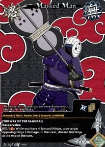 Masked Man card artwork