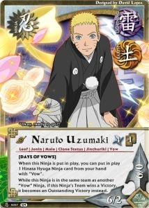 Naruto Uzumaki card artwork
