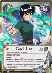 Rock Lee card artwork