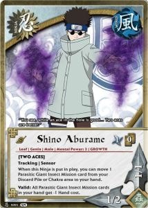 Shino Aburame card artwork
