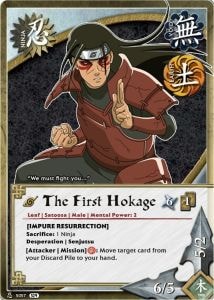 The 1st Hokage card artwork