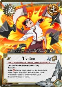 Tenten card artwork