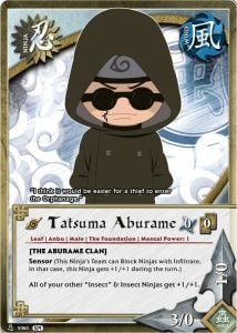 Tatsuma Aburame card artwork