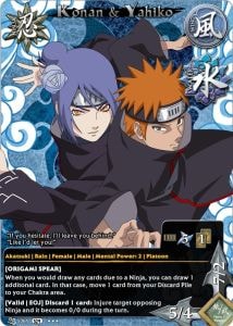 Konan & Yahiko card artwork