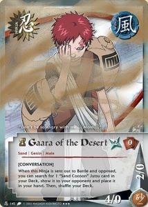 Gaara of the Desert card artwork