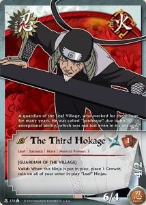 The Third Hokage card artwork