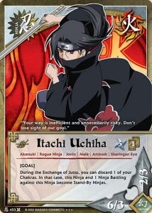 Itachi Uchiha card artwork