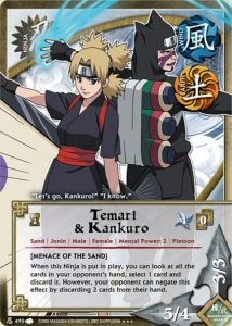 Temari & Kankuro card artwork