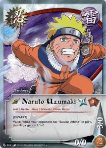 Naruto Uzumaki card artwork