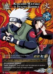 Kakashi Hatake & Itachi Uchiha card artwork