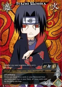 Itachi Uchiha card artwork