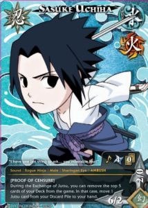 Sasuke Uchiha card artwork