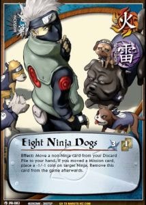 Eight Ninja Dogs card artwork