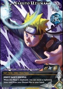 Naruto Uzumaki card artwork
