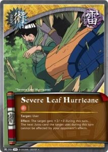 Severe Leaf Hurricane card artwork