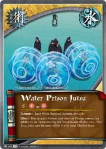 Water Prison Jutsu card artwork