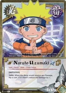 Naruto Uzumaki card artwork
