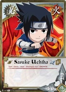 Sasuke Uchiha card artwork