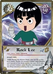 Rock Lee card artwork