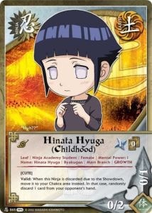 Hinata Hyuga (Childhood) card artwork