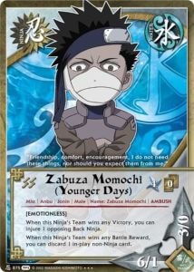 Zabuza Momochi (Younger Days) card artwork