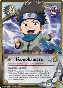 Konohamaru card artwork