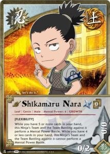 Shikamaru Nara card artwork