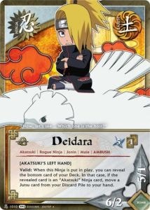 Deidara card artwork