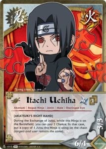 Itachi Uchiha card artwork