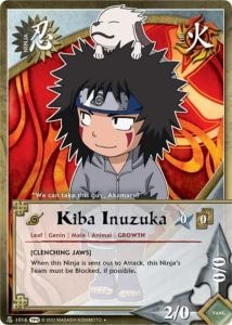 Kiba Inuzuka card artwork