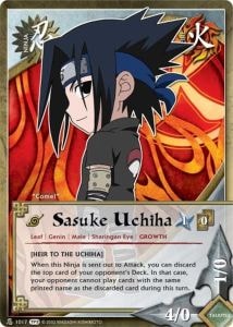Sasuke Uchiha card artwork