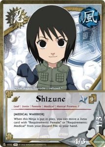 Shizune card artwork
