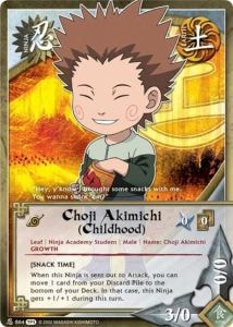 Choji Akimichi (Childhood) card artwork