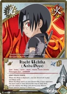 Itachi Uchiha (Anbu Days) card artwork