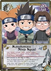 Konohamaru Ninja Squad card artwork