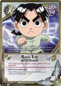 Rock Lee (Childhood) card artwork