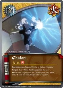 Chidori card artwork