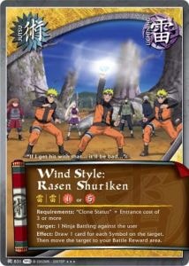 Wind Style: Rasen Shuriken card artwork